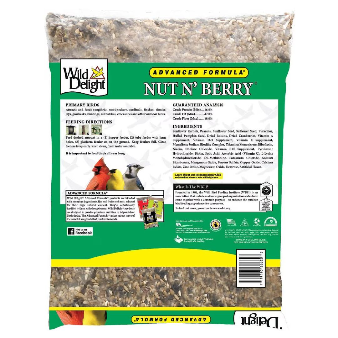 Nut N’ Berry Wild Bird Food – Wild Delight – 20 lb